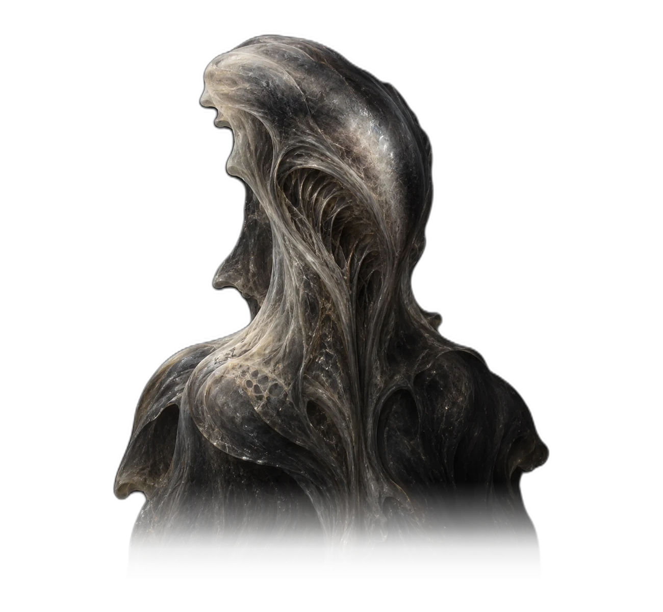 ALIENZ art study of the Amorphous / Non-Solid Entity form.
