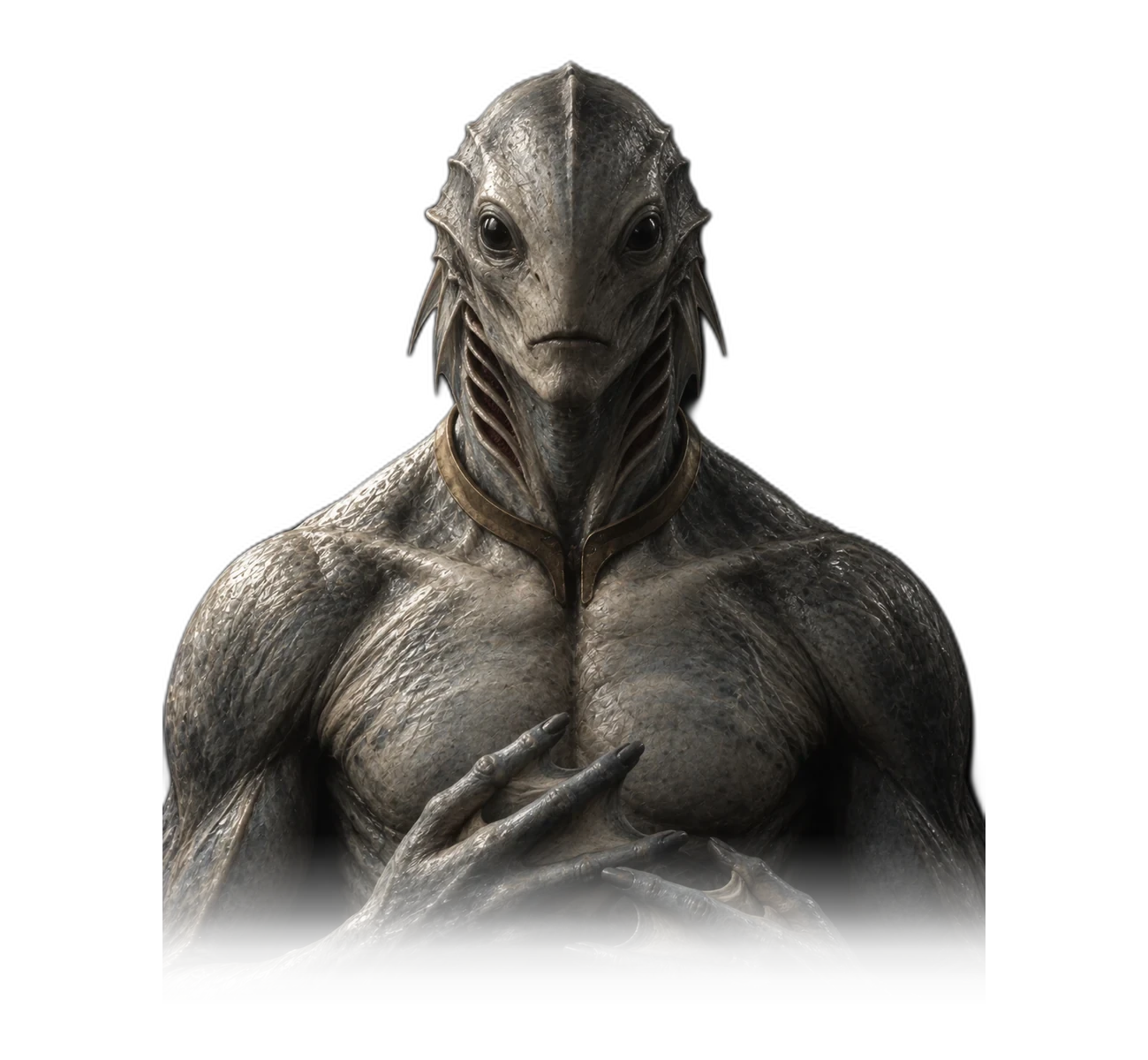ALIENZ art study of the Aquatic / Amphibious Entity form.
