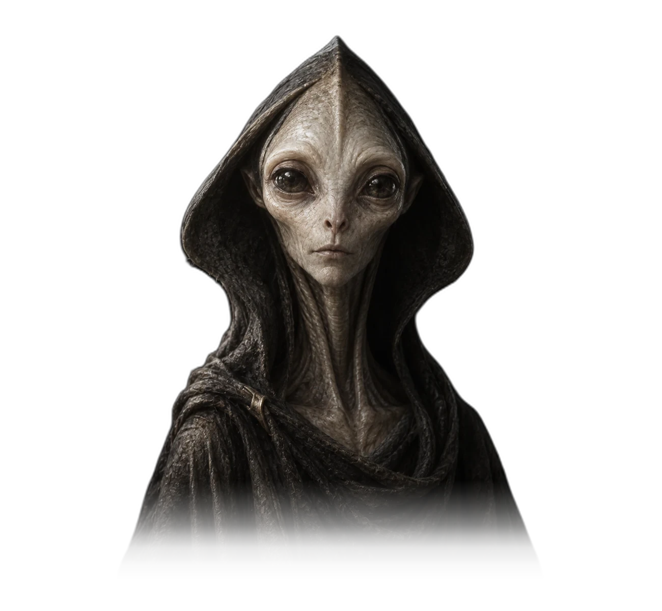 ALIENZ art study of the Flatwoods Hooded / Spade Form form.