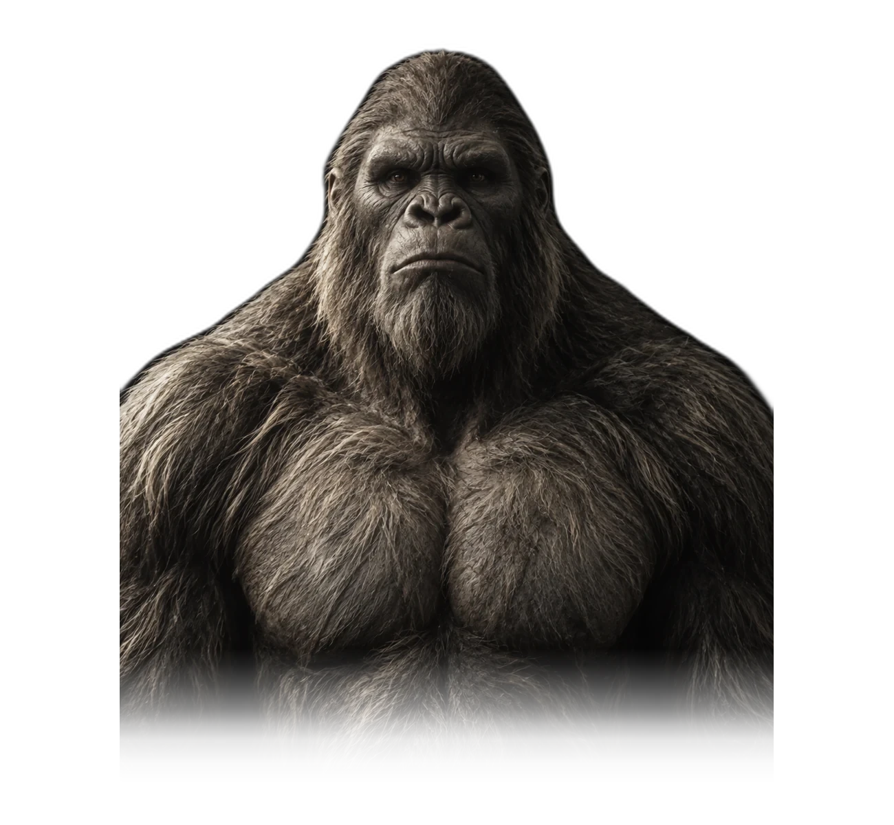 ALIENZ art study of the Hairy / Ape-Like Humanoid form.